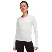 露露乐蒙lululemon丨Swiftly Tech 女士运动长袖T恤 2.0 *Race LW3FQFS 白/白 XL /12