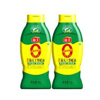 海天0添加上等蚝油1kg挤挤装家庭装增味提鲜蚝汁厨房调味品火锅