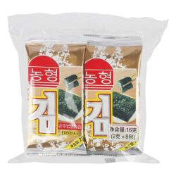农亨 烧烤味岩烧海苔16g宝宝儿童零食海苔紫菜休闲零食健康成长