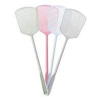 加品惠塑料苍蝇拍驱蚊拍家用灭蝇驱蟑螂拍蚊子3只装多色QC-2032A 3支装 苍蝇拍