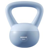 帝威壶铃男士软体提壶哑铃家用铃壶器材抗摔提臀翘臀深蹲运动训练 6kg 蓝色