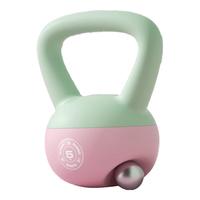 帝威壶铃男士软体提壶哑铃家用铃壶器材抗摔提臀翘臀深蹲运动训练 桃夭粉 5kg