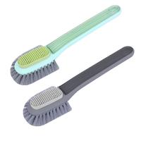 迪普尔双刷头鞋刷无死角去污刷鞋软毛不伤鞋麂皮翻毛皮五面鞋刷子