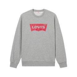 Levi's 25年春季男士时尚休闲圆领套头卫衣003YS 灰色 003YS-0000 M