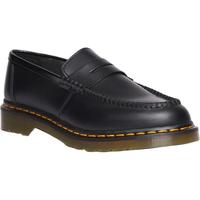 马丁（马汀博士 Dr.Martens）Penton英伦男女春夏舒适一脚蹬光面皮黑色乐福皮鞋 黑色 37