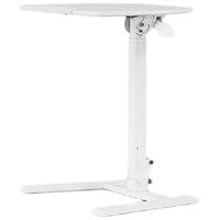 智芯可移动升降床边桌可折叠小桌子书桌家用小型电脑桌学习工作台 奶油白