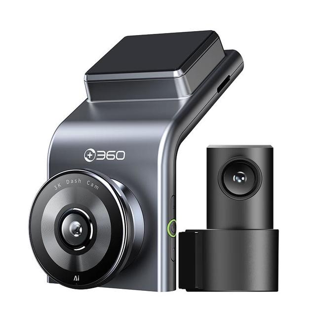 360 行车记录仪G300 3K双录版 前后高清双摄 F1.5大光圈行车护航