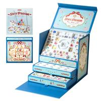 mobee女孩7-14岁玩具串珠礼盒Diy手工女童手链首饰 美丽星梦-串珠指甲油礼盒+礼袋 精美 高雅美学 搭配教程卡