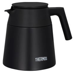 THERMOS 膳魔师 保温杯男女士咖啡杯分享保温壶下午茶720ml TTF-720 BK  黑色 720ml 陶瓷涂层