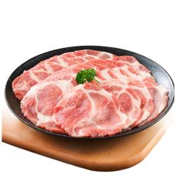 1号会员店 精选猪梅花肉片  净重1.2kg 烧烤食材 梅肉猪颈肉猪肉