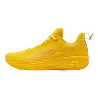 乔丹QIAODAN男篮球鞋FE3.0夏季减震耐磨巭TURBO回弹实战篮球鞋 大菠萝(明黄/飞影橙) 44.5