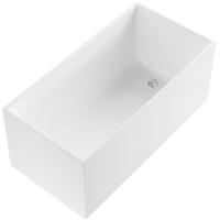 浪鲸（SSWW）独立式小户型浴缸家用成人亚克力深泡浴池D-1051-1.1m