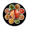  Padefu/帕德弗 自动旋转 暖菜板+电磁炉+火锅+热菜板+饭菜保温板+电加热板+自动旋转饭店转盘+餐桌垫