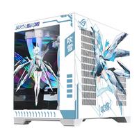 NKZK玩嘉 孤勇者MINI升级版无A柱 小型桌面海景房电脑机箱diy二次元动漫游戏240水冷机箱 明日香 标配7把千变ARGB神光同步风扇