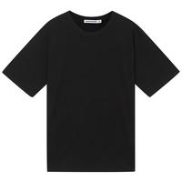 美特斯邦威T恤男女款重磅短袖夏季经典时尚纯色百搭短袖T恤男 影黑 （重磅升级款） S (165)