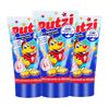 3支德国putzi璞慈宝宝儿童牙膏0-6岁低氟加钙防蛀固齿50ml*3