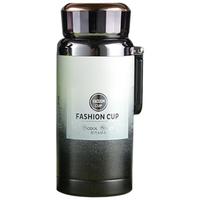洁雅杰 保温杯316不锈钢茶水分离家用办公带手提水杯9135-1渐变色800ml