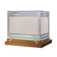 【Max】A类婴儿防摔蚊帐支架加粗加厚天空蓝1.8米【蚊帐+床单】 【蚊帐+蓝色全棉床单】-天空蓝