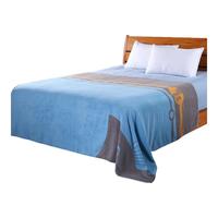 金号(KING SHORE)纯棉毛巾被 四季毛毯卡通婴儿毯 全棉办公室盖毯 蓝色 200*160cm 纯棉A类卡通款蓝色