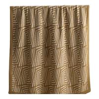 ELLE DECO棕白色条纹针织毯家居轻奢毛毯沙发毯披肩毯便携小毛毯盖腿毯