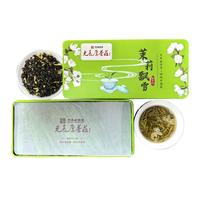 元长厚茉莉飘雪特级浓香型茉莉花茶绿茶中华老字号 茉莉飘雪100g