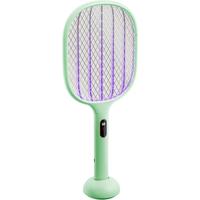 质零 数显电蚊拍驱蚊器充电式强力苍蝇拍家用紫光诱蚊自动灭蚊 薄荷绿