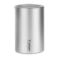 Ti artisan【全新清仓】钛工匠纯钛旅行茶具套装户外便携式泡茶器双层快客杯 一壶三杯