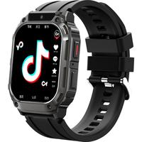  LAISIDI/莱思帝 高清视频通话 儿童电话手表  硅胶表带 黑色 41mm