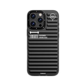 猿气「本色」适用iphone16promax手机壳iphone16pro磁吸保护套全包防摔创意潮壳 绅士黑