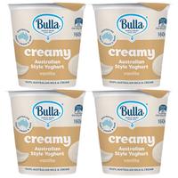 Bulla 澳洲澳式低温酸奶香草味套组160g*4杯源头直发