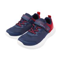 探路者儿童 TOREAD kids儿童运动鞋男女同款2024年春夏季透气网布耐磨户外休闲童鞋 藏蓝红色-薄网 36码