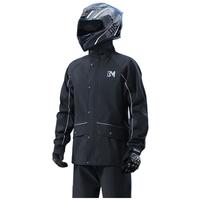 备美雨衣雨裤套装外卖骑手摩托车骑行服男全身防暴雨分体式电动车 黑色线条