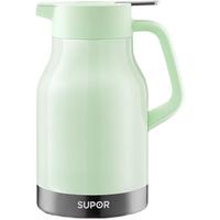 苏泊尔（SUPOR）保温壶家用保温水壶大容量热水壶316L不锈钢真空暖瓶办公室暖水壶 薄荷绿-【72H超强保温】 1500ml