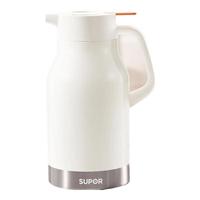 苏泊尔(SUPOR)保温壶家用保温水壶大容量热水壶316L不锈钢真空暖瓶办公室暖水壶 奶油白-【72H超强保温】 1500ml