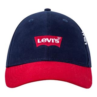 LEVI'S李维斯儿童棒球帽春秋男女童遮阳帽大小童鸭舌帽 深靛蓝 8/20