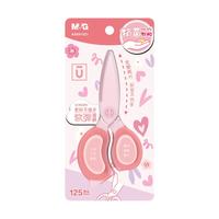 晨光(M&G)文具优品全塑软胶抗菌剪刀 手工剪纸刀 小儿童剪刀125mm 橙色 ASS913Z1 软胶抗菌-红色