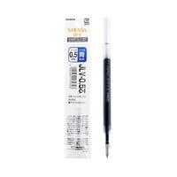 日本ZEBRA斑马JLV-0.5速干中性笔芯JJZ33/JJZ49考试用JRV0.5黑色水笔替芯 蓝色0.5 十支装