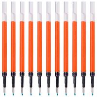 三菱 三菱铅笔 uni-ball UMR-05S按动笔芯0.5mm中性笔橙色替芯 适用签字笔小浓芯ONE UMN-S-05系列 10支 0.5mm 橙色 10支