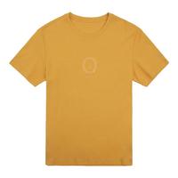 奥索卡 OZARK GEAR户外短袖T恤男2024夏季冰镐印花棉T恤圆领简约短袖 339077 浅黄-102 2XL/185