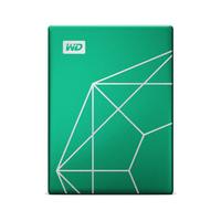 西部数据 金属设计 移动硬盘  2TB 绿