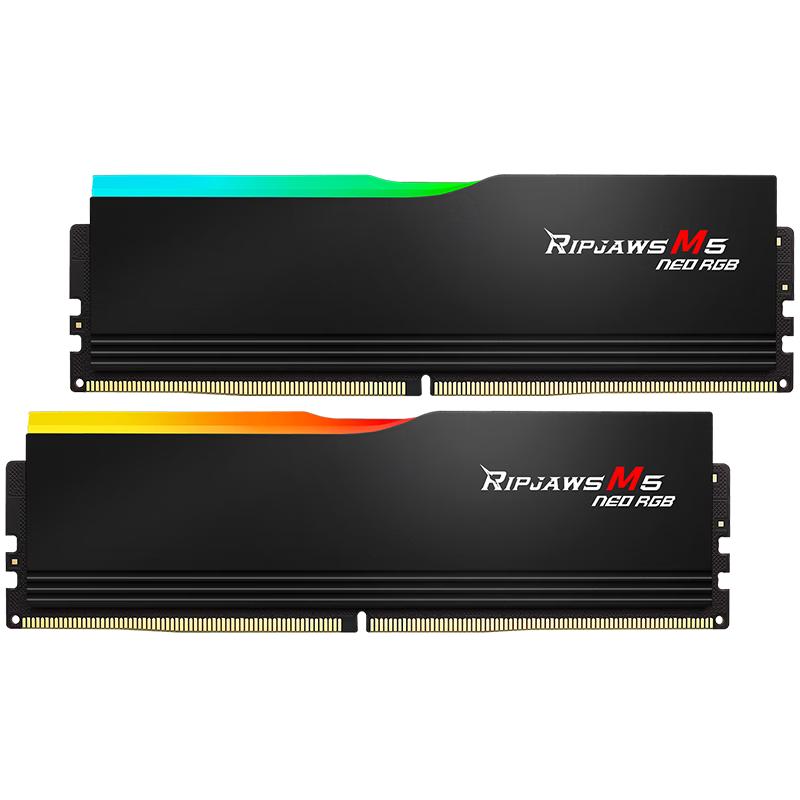G.SKILL芝奇（G.SKILL）32GB(16Gx2) DDR5 6000 台式机内存-烈焰枪RGB 灯条-黑色/AMD EXPO/C30