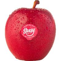 京鲜生 新西兰Sassy/小飒苹果中果6粒尝鲜装 单果约120g+ 源头直发