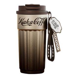 皇家洛克保温杯 316不锈钢 便携弹盖咖啡杯 550ml