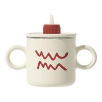 如山儿童水杯牛奶杯316L不锈钢刻度吸管杯宝宝家用喝水杯学饮杯 【316L内胆可拆卸】-里瑟米 260ml