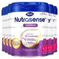 Hero Baby荷美白金版 DHA 婴幼儿配方奶粉2段 6-12月 800g*6罐   箱装