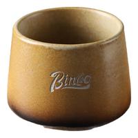 Bincoo流釉设计感小众咖啡杯日式复古窑变200ML精致小巧陶瓷杯 渐变黄200ML