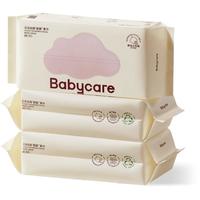 babycare面膜柔巾婴儿干湿两用一次性洗脸巾小熊巾加厚绵柔巾 60抽*3包 60抽 3包 