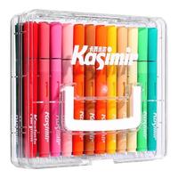 卡西米尔 直液式丙烯马克笔软头小可叠色不透色水彩笔美术颜料笔画笔 24色