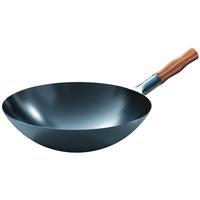 荣事达（Royalstar）章丘手工锻打铁锅圆底老式炒锅无涂层不粘炒菜锅燃气灶无盖36cm 36cm 适用【5-7人】重1.23kg