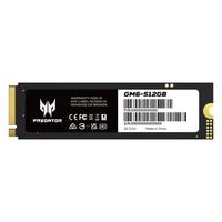 宏碁掠夺者（PREDATOR）512GB SSD固态硬盘 M.2接口(NVMe协议) GM6系列｜NVMe PCIe 4.0读速6300MB/s AI电脑存储配件